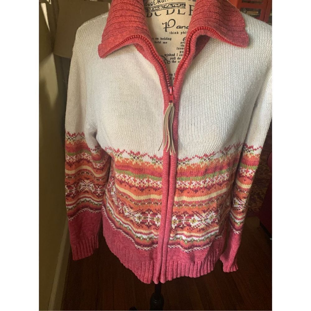  mountain lake zip up cardigan - Picture 6 of 6